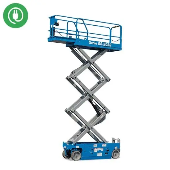 Schaarhoogwerker elektrisch 8mtr.