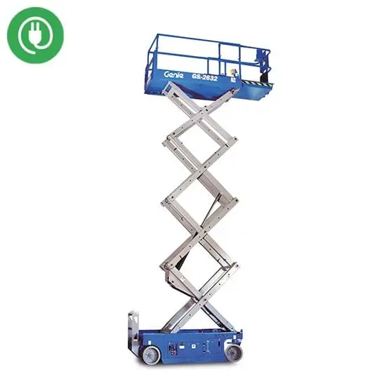 Schaarhoogwerker elektrisch 10mtr.