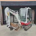 Takeuchi TB216 sloop- sorteerfunctie